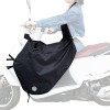 Telo Coprigambe Felpato Universale per Scooter e Moto Regolabile Impermeabile e Antivento (Modello A)