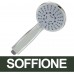 Kit Soffione Doccia Completo Con Saliscendi E Tubo Flessibile Design Moderno Mod: 16073