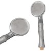  Soffione Doccia Bagno Getto Fisso Con Rifinitura Cromata Anticalcare Monogetto Dimensioni 25cm Diametro 8cm Cod. 4049