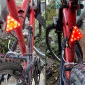 Luce Posteriore USB Ricaricabile per Bicicletta Fanale Posteriore Impermeabile per Bici Super Luminoso Durata fino a 6 Ore