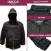 Tuta Moto Impermeabile Antipioggia Antivento Con Borsa Completo Giacca E Pantalone 
