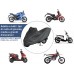  Telo Coprimoto Felpato e Impermeabile Cover Tessuto PVC Taglia S M L XL XXL Copertura Esterna Universale Scooter Moto Motociclo Motorino