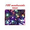 Natale - Luci natalizie 100 minilucciole rosse