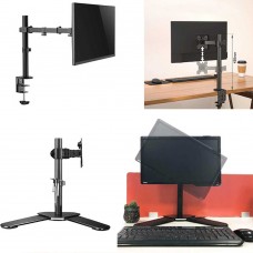 STAFFA DA SCRIVANIA MULTIFUNZIONE CON CONFORMITA' VESA, 2 MODELLI DISPONIBILI A SCELTA