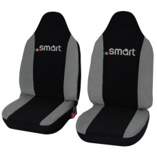 Coprisedili Smart fortwo - Seconda Serie W451 (2007-2015) - bicolore nero grigio chiaro