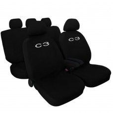 Coprisedili Citroen C3 - nero