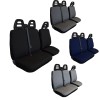 Coprisedili Set Furgone 3 Posti Universali Per Anteriori Cintura Alta C-T