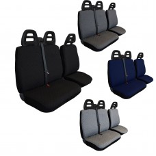 Coprisedili Set Furgone 3 Posti Universali Per Anteriori Cintura Alta C-T
