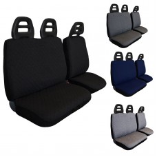 Coprisedili Set Furgone 3 Posti Universali Per Anteriori Cintura Bassa C-T