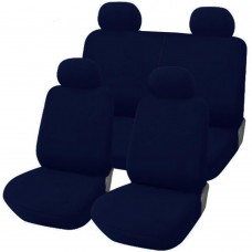 Coprisedili Fiat Panda nuova posteriore 50 e 50 - blu