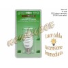 Lampadina a risparmio energetico E27 - luce calda - 12W