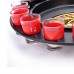 Set Roulette Russa Drinking Con Bicchierini In Vetro 8 Rossi E 8 Neri Mod: MB-34