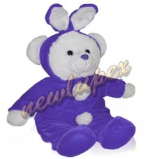 Peluche coniglio viola 52cm