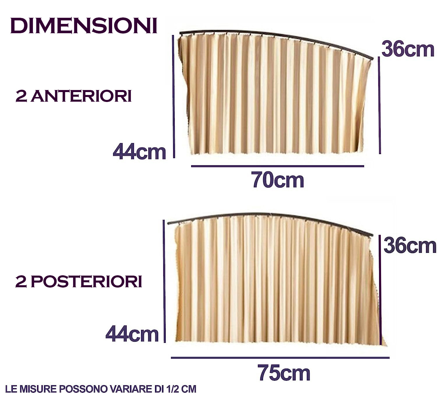 Simket Tendine Parasole Auto, Finestrini Posteriori, Universali Oscuranti  Vetri Laterali